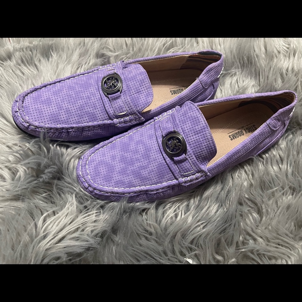 Stacy Adams Purple Loafers Size 11